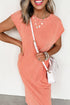 Effortless Cool Mineral Wash Pocketed Side Slit Long T-Shirt Maxi Dress
